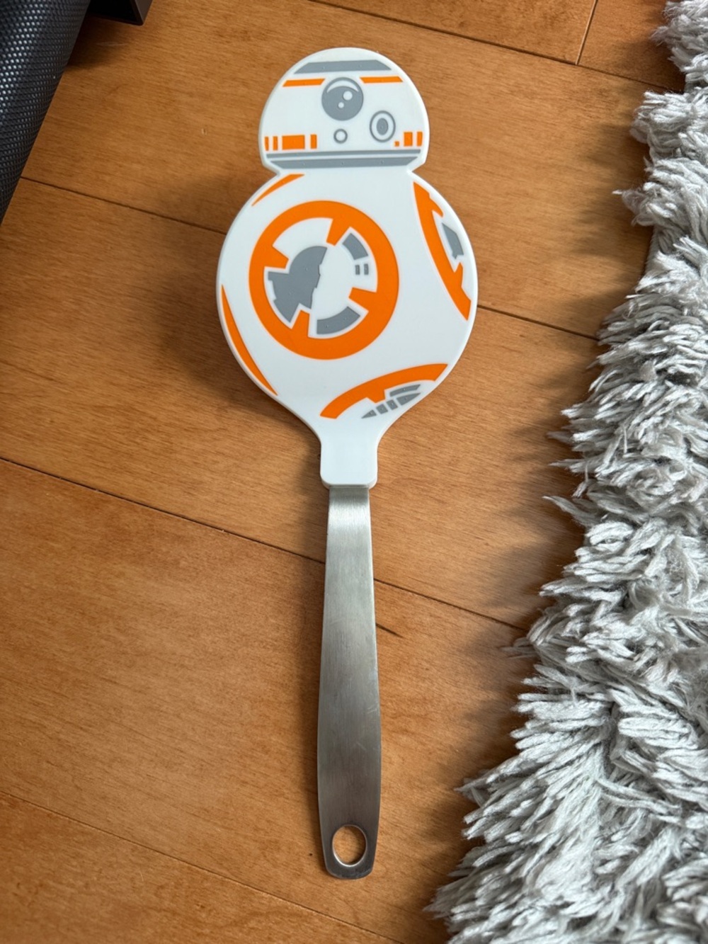 Williams Sonoma BB-8 Silicone Turner Spatula in White and Orange
